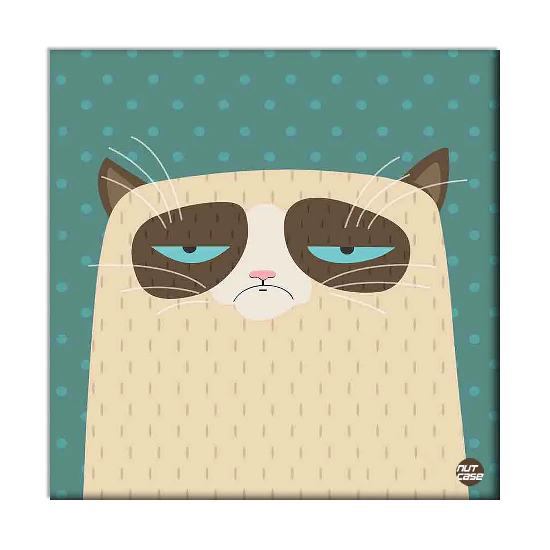 Wall Art Decor Panel For Home - Grummpy Cat