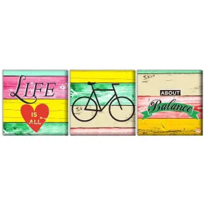 Wall Art Decor Panel For Home - Life is All About Balance