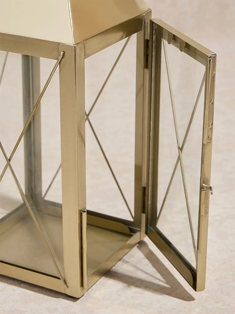 Westside Home Gold House Lantern - Small