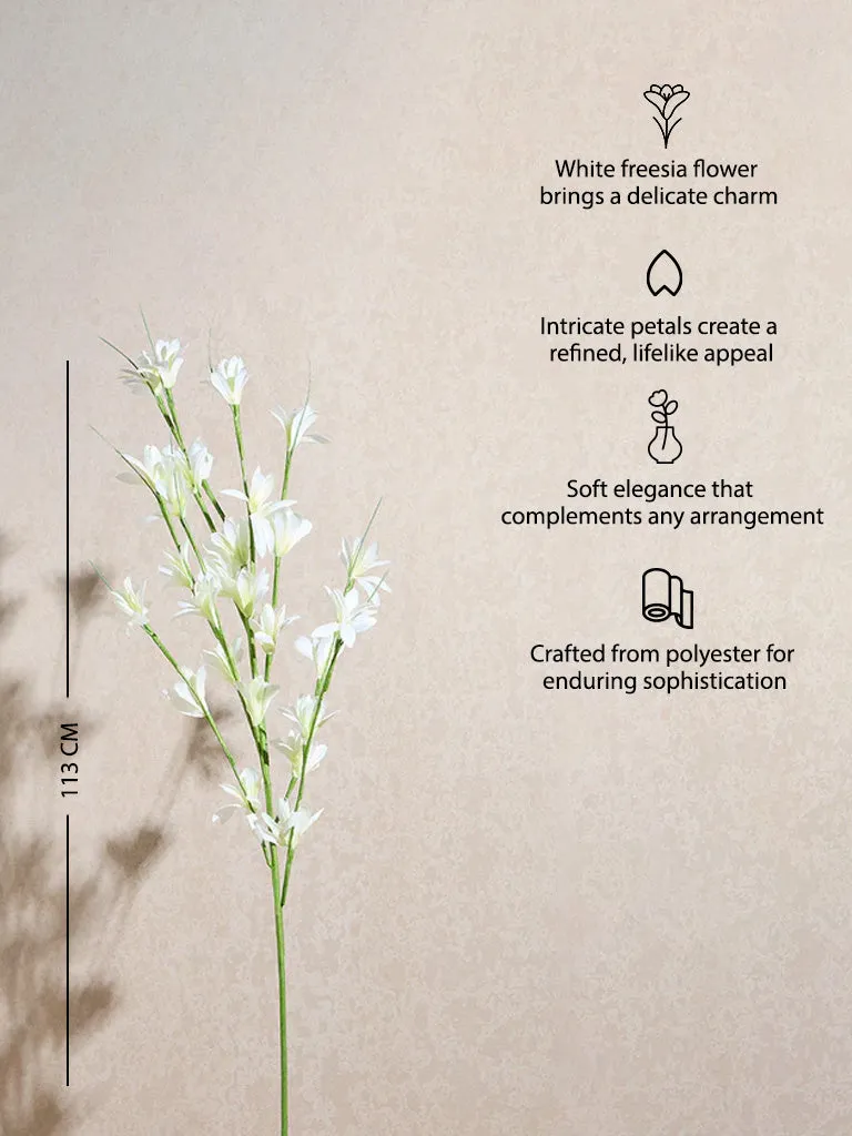 Westside Home White Artificial Freesia Flower
