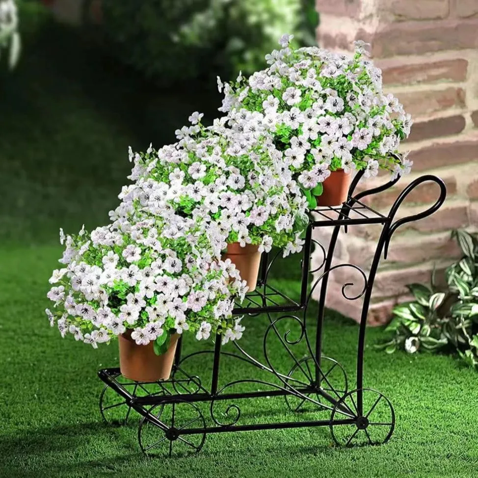 Yellow Bulk UV Resistant Artificial Flowers for Outdoor Decor